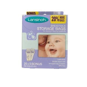 NEW Lansinoh Breastmilk Storage Bags + Bonus